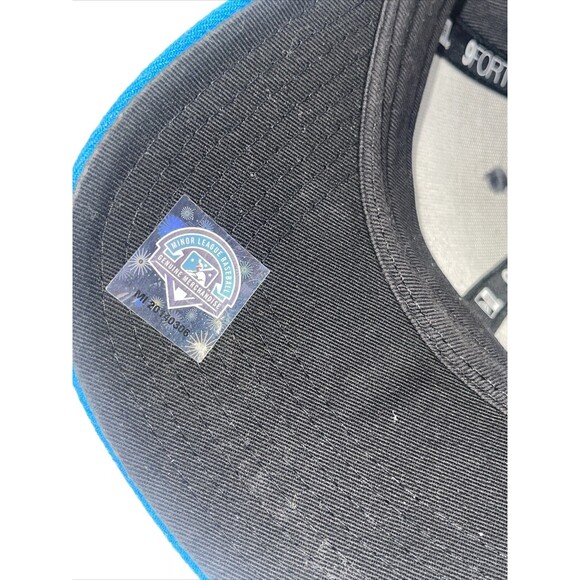New Era Lake Elsinore Storm Cadejos 9Forty Adjustable Hat On Gray & Blue New - Picture 8 of 10